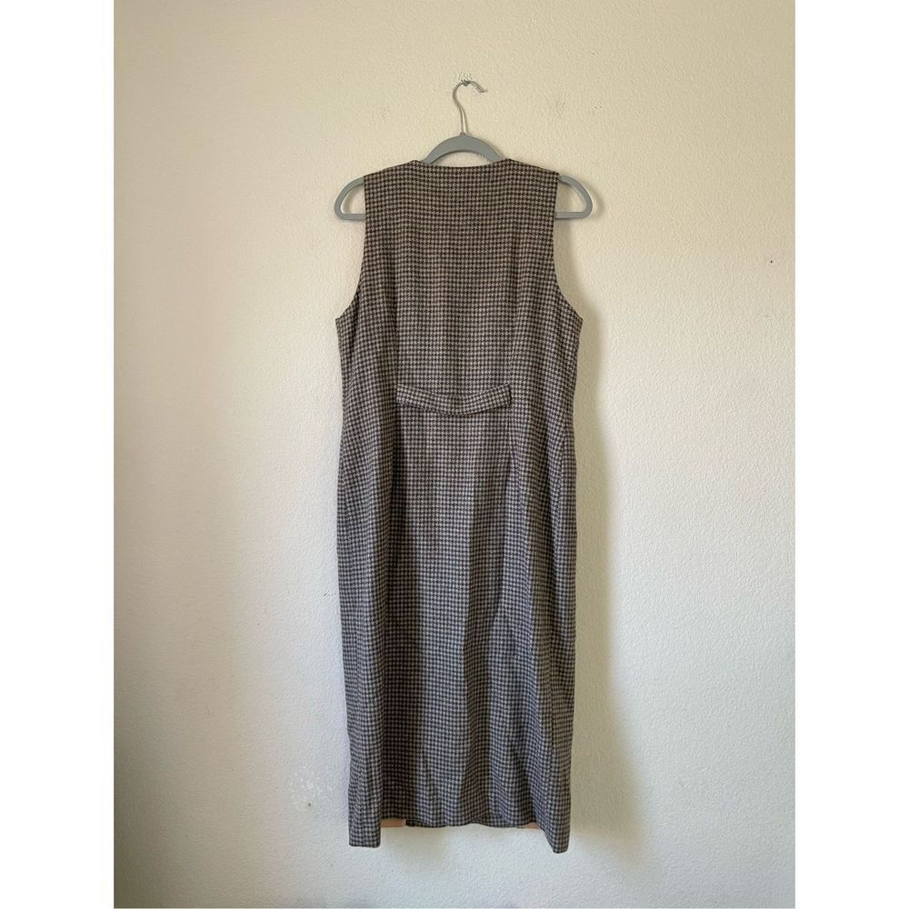 Vintage Talbots Wool Houndstooth 100% Wool Midi D… - image 6